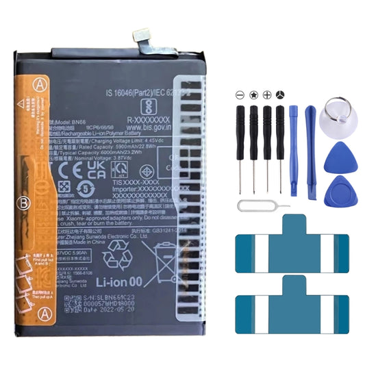 BN66 6000mAh For Xiaomi Poco C40 Li-Polymer Battery Replacement - For Xiaomi by buy2fix | Online Shopping UK | buy2fix