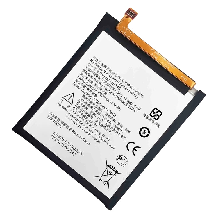 HE345 3000mAh For Nokia 6.1 Li-Polymer Battery Replacement - For Nokia by buy2fix | Online Shopping UK | buy2fix
