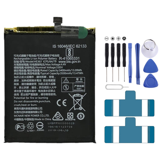 HE363 3500mAh For Nokia 8.1 / X7 Li-Polymer Battery Replacement
