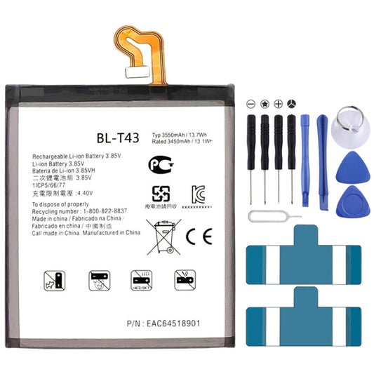 BL-T43 3550mAh For LG G8S ThinQ Li-Polymer Battery Replacement - For LG by buy2fix | Online Shopping UK | buy2fix