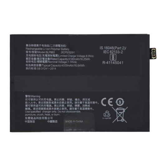 BLP863 4300 mAh Li-Polymer Battery Replacement For OPPO K9 / Reno6 5G by buy2fix