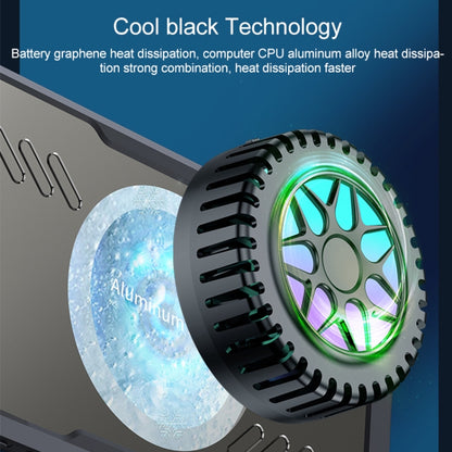 For iPhone 12 Pro Max Gaming Cooling Phone Case(Black) by buy2fix