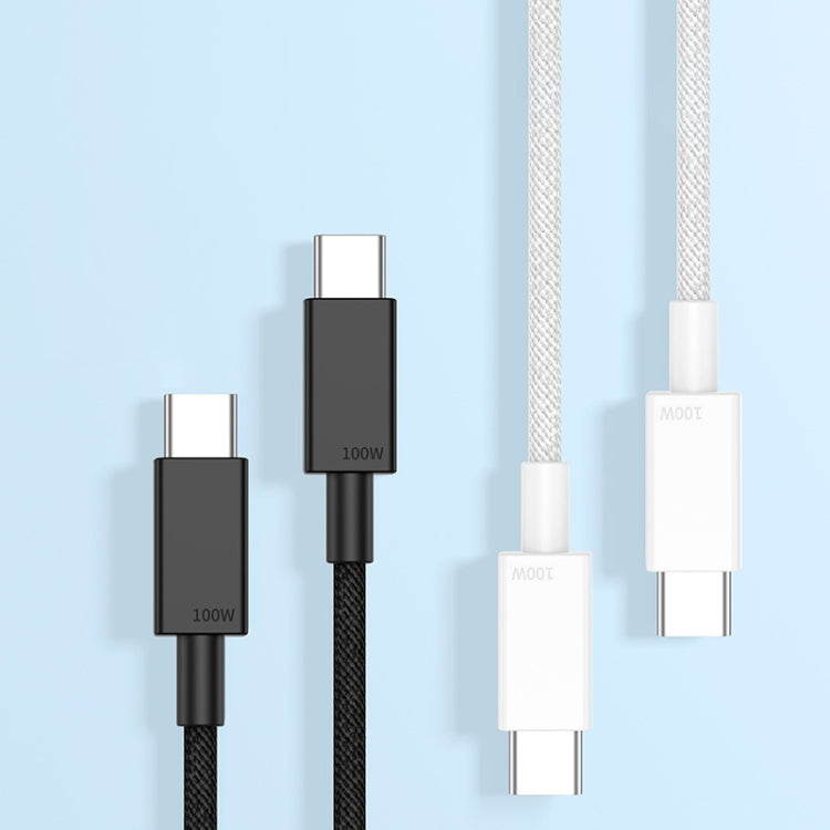 100W USB-C / Type-C to USB-C / Type-C Fast Charging Data Cable, Length:0.5m(White) -  by buy2fix | Online Shopping UK | buy2fix