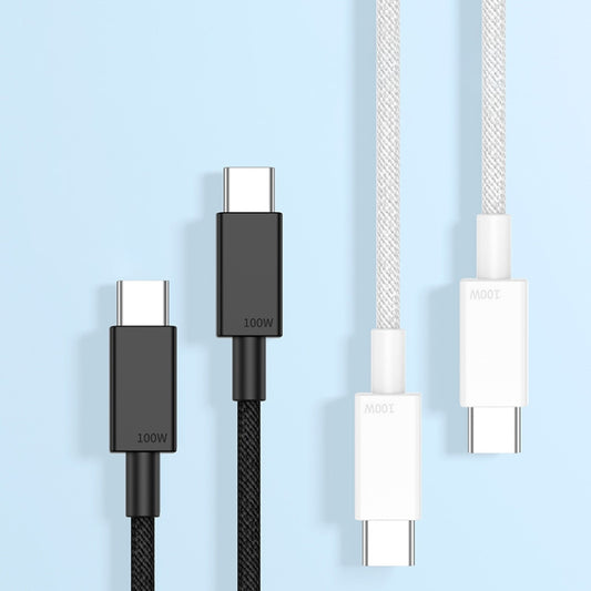 100W USB-C / Type-C to USB-C / Type-C Fast Charging Data Cable, Length:3m(Black) by buy2fix
