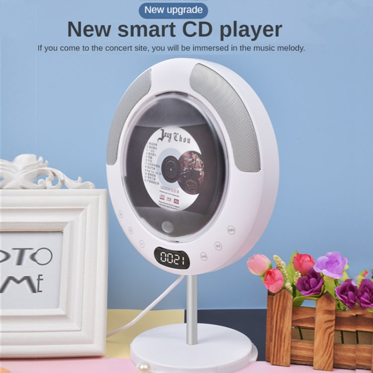 Kecag KC-607 Wall Mounted Bluetooth Compact Disc Album CD Player(White) - DVD & LCD Player by Kecag | Online Shopping UK | buy2fix