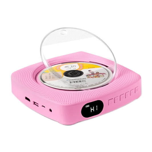 Kecag KC-609 Wall Mounted Home DVD Player Bluetooth CD Player, Specification:DVD/CD+Connectable TV + Charging Version(Pink) - Consumer Electronics by Kecag | Online Shopping UK | buy2fix