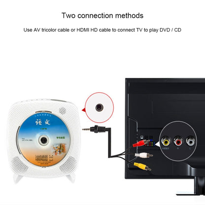 Kecag KC-609 Wall Mounted Home DVD Player Bluetooth CD Player, Specification:DVD/CD+Connectable TV + Charging Version(White) - Consumer Electronics by Kecag | Online Shopping UK | buy2fix