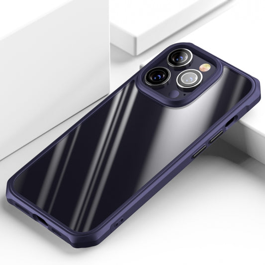 iPAKY Shockproof PC + TPU Protective Phone Case For iPhone 14 Pro(Purple) - Apple Accessories by iPAKY | Online Shopping UK | buy2fix
