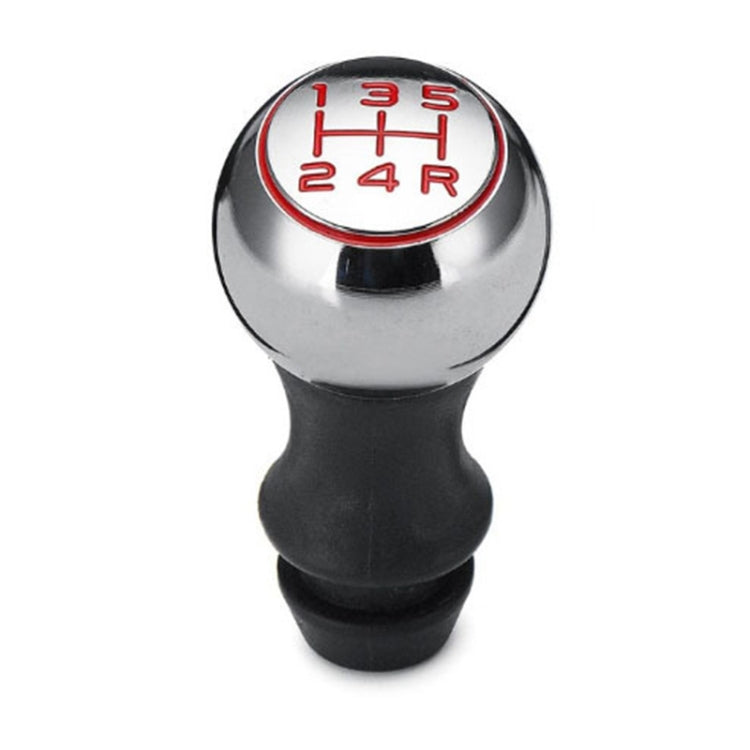 MR-9017 Car Modified Gear Stick Shift Knob Head for Peugeot, Style:5 Speed (Red) - In Car by buy2fix | Online Shopping UK | buy2fix