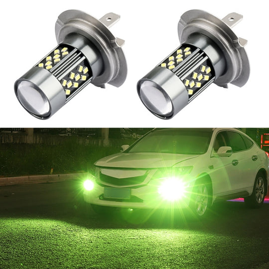 1 Pair H7 12V 7W Continuous Car LED Fog Light(Lime Light)