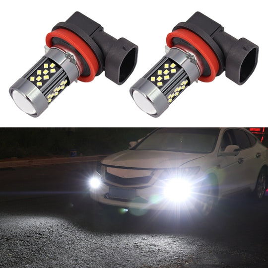 1 Pair H11 12V 7W Continuous Car LED Fog Light(White Light)