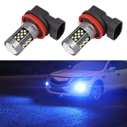 1 Pair H11 12V 7W Continuous Car LED Fog Light(Ice Blue Light)