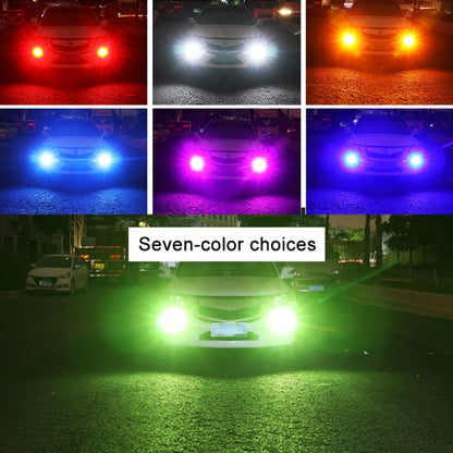 1 Pair 7440 12V 7W Strobe Car LED Fog Light(Blue Light) - In Car by buy2fix | Online Shopping UK | buy2fix