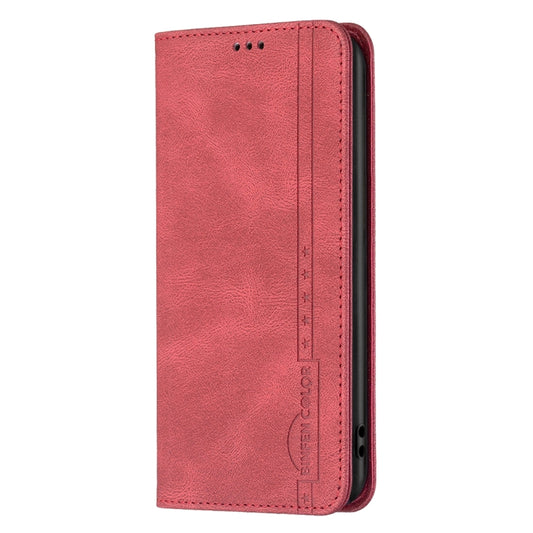 For Nothing Phone 1 Magnetic RFID Blocking Anti-Theft Leather Phone Case(Red) by buy2fix