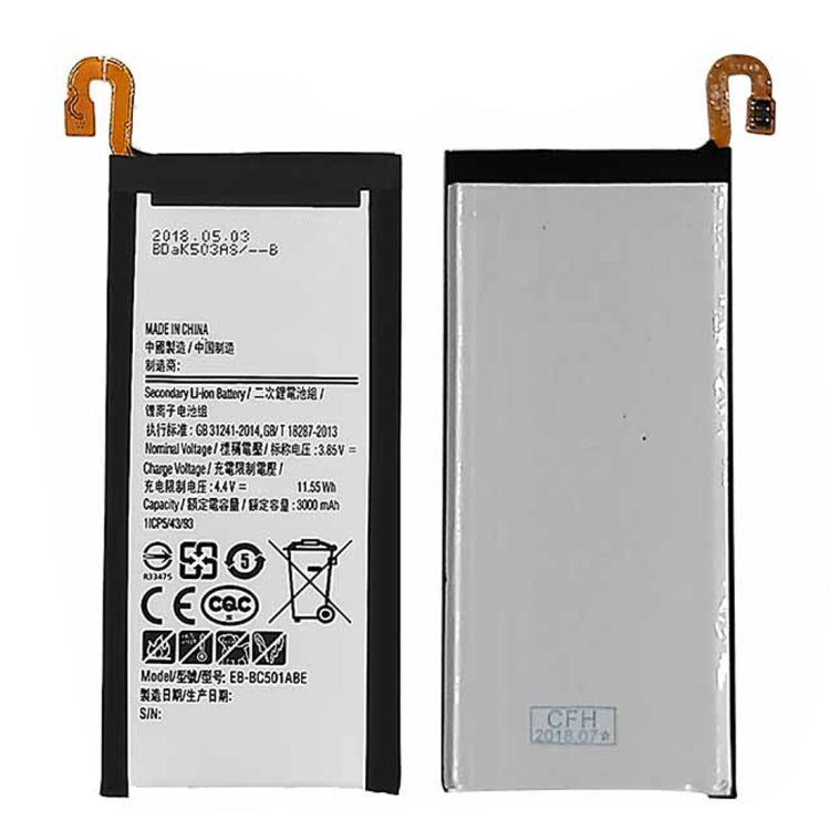 EB-BC501ABE 3000mAh For Samsung Galaxy C5 Pro SM-C5010 Li-Polymer Battery Replacement - For Samsung by buy2fix | Online Shopping UK | buy2fix