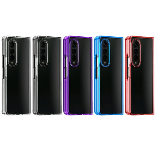 For Samsung Galaxy Z Fold3 5G Acrylic + TPU Transparent Protective Phone Case(Transparent) by buy2fix