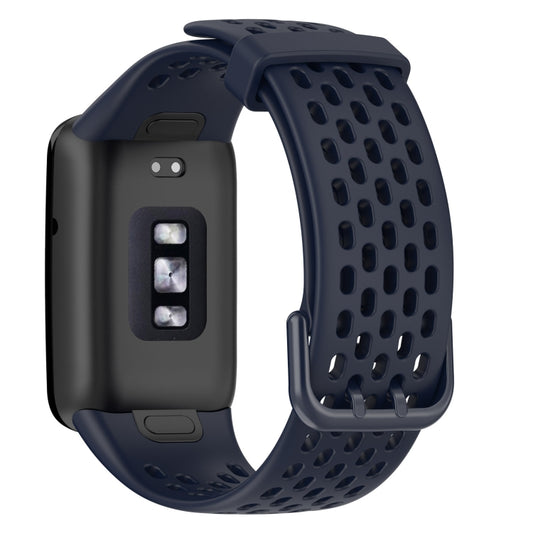 For Xiaomi Mi Band 7 Pro Breathable TPU Watch Band(Navy Blue) by buy2fix