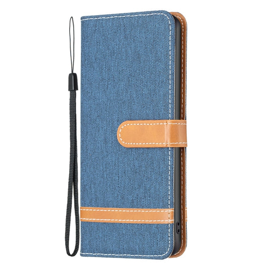 For Nothing Phone 1 Color Matching Denim Texture Leather Phone Case(Royal Blue) by buy2fix
