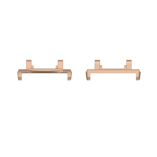 For AMAZFIT T-Rex 2 2 in 1 Metal Watch Band Connectors(Rose Gold) by buy2fix