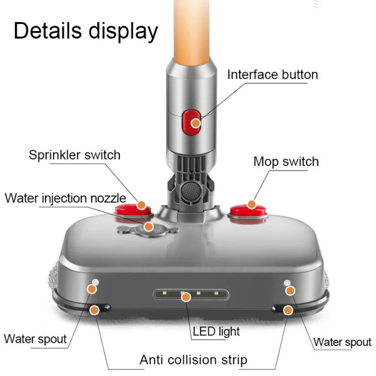 For Dyson V6 D2 Electric Wet and Dry Mopping Head with Water Tank - Consumer Electronics by buy2fix | Online Shopping UK | buy2fix