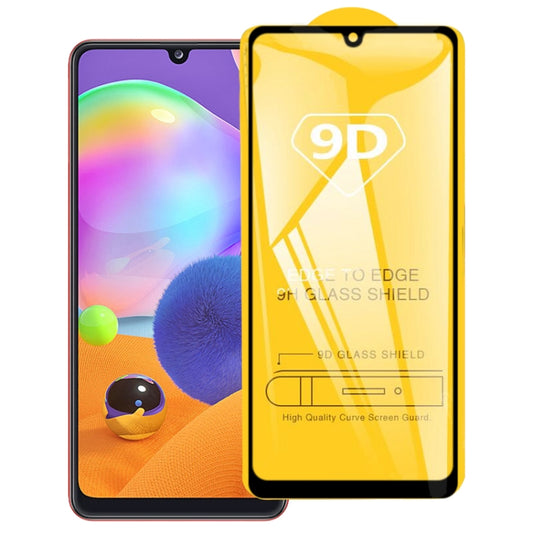 For Samsung Galaxy A31 9D Full Glue Full Screen Tempered Glass Film - Samsung Accessories by buy2fix | Online Shopping UK | buy2fix