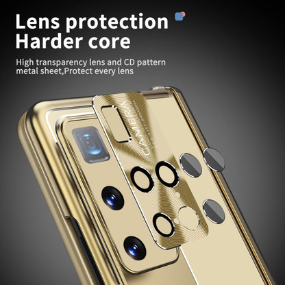 For Huawei Mate X2 Aluminum Alloy Double Hinge Shockproof Phone Protective Case(Gold) - Huawei Cases by buy2fix | Online Shopping UK | buy2fix