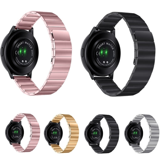 For Samsung Galaxy Watch5 Pro 45mm/5 44mm/5 40mm Magnetic Steel Watch Band(Pink) by buy2fix