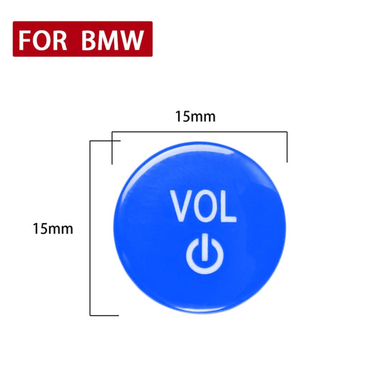 Car Audio Volume Button for BMW X7 G07 2019+, Left and Right Drive(Blue) by buy2fix