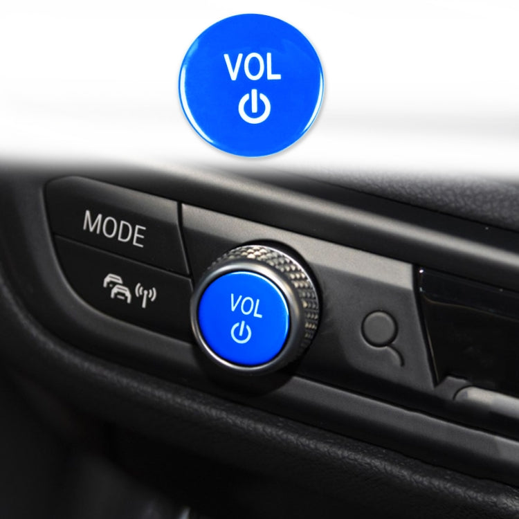 Car Audio Volume Button for BMW X7 G07 2019+, Left and Right Drive(Blue) - In Car by buy2fix | Online Shopping UK | buy2fix