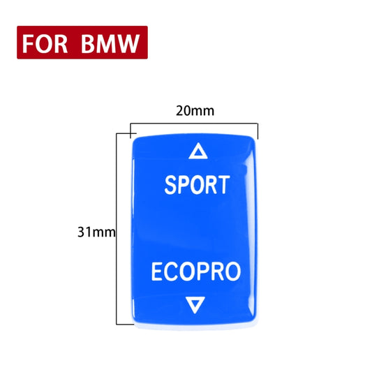 Car Gear Mode Switch Button for BMW 1-Series F20 2012-2018,Left and Right Drive(Blue) by buy2fix