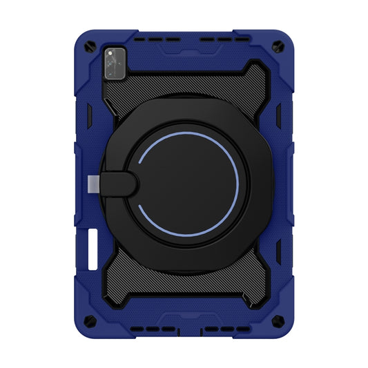 For Huawei MatePad Pro 12.6 2021 Armor Contrast Color Silicone + PC Tablet Case(Navy Blue) by buy2fix