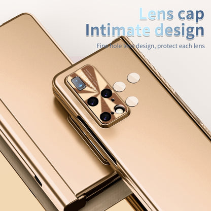 For Huawei Mate X2 Electroplating Hinged Folding Phone Case with S Pen Fold Edtion(Gold) - Huawei Cases by buy2fix | Online Shopping UK | buy2fix