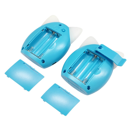 V30 Wireless Audio Baby Monitor Support Voice Monitoring + Intercom + Night Light without Battery, Plug Type:US Plug(Blue) by buy2fix