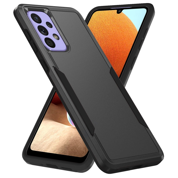 For Samsung Galaxy A53 5G Pioneer Armor Heavy Duty PC + TPU Phone Case(Black) by buy2fix