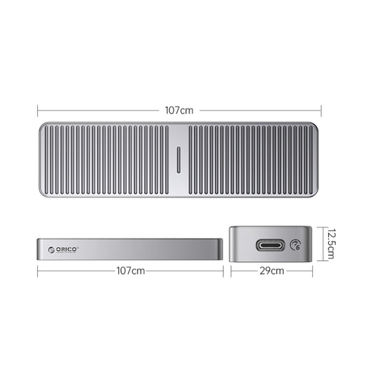 ORICO M221C3-GY M.2 NGFF 6Gbps SSD Enclosure(Grey) by ORICO