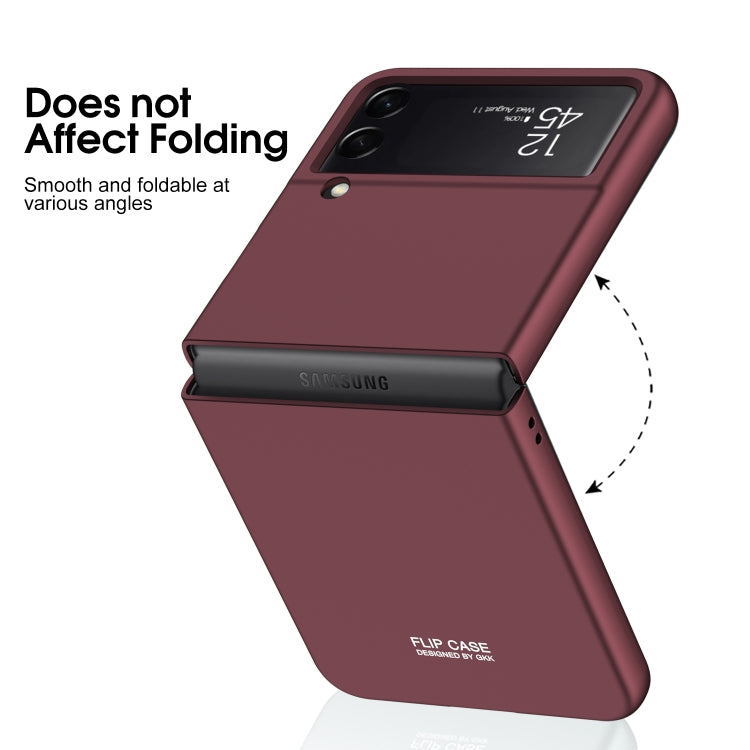 For Samsung Galaxy Z Flip4 GKK Ultra-thin Full Coverage Phone Case(Black) - Samsung Accessories by GKK | Online Shopping UK | buy2fix