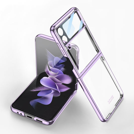 For Samsung Galaxy Z Flip4 GKK Integrated Electroplating Full Coverage Phone Case(Purple) - Galaxy Z Flip4 5G Cases by GKK | Online Shopping UK | buy2fix
