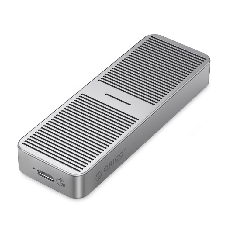 ORICO M223C3-G4-GY USB3.2 20Gbps M.2 NVMe SSD Enclosure(Grey) - HDD Enclosure by ORICO | Online Shopping UK | buy2fix