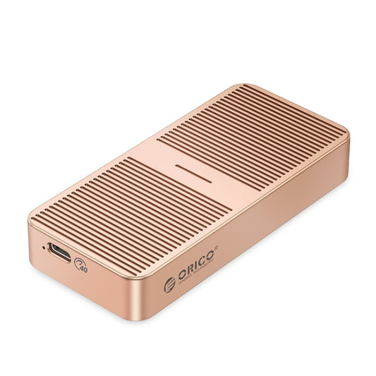 ORICO M224C3-U4-RG M.2 NVME 40Gbps SSD Enclosure(Gold) - HDD Enclosure by ORICO | Online Shopping UK | buy2fix
