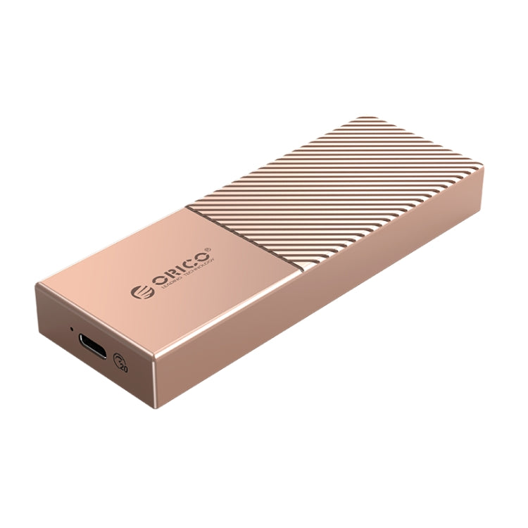 ORICO M207C3-G4-RG 20Gbps USB3.2 Gen2x2 Type-C M.2 NVMe SSD Enclosure(Gold) - HDD Enclosure by ORICO | Online Shopping UK | buy2fix