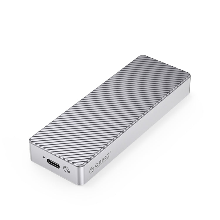 ORICO M213C3-G4-SV 20Gbps M.2 NVMESSD Enclosure(Silver) - HDD Enclosure by ORICO | Online Shopping UK | buy2fix