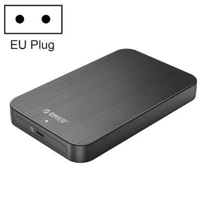 ORICO HM25C3 2.5 inch USB3.1 Gen1 Type-C Hard Drive Enclosure, Plug:EU Plug(Black) - HDD Enclosure by ORICO | Online Shopping UK | buy2fix
