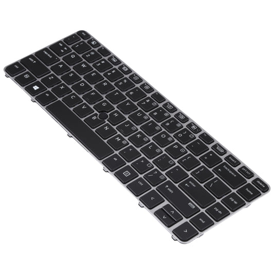For HP EliteBook 840 G3 US Version Keyboard with Backlight and Pointing(Silver) by buy2fix