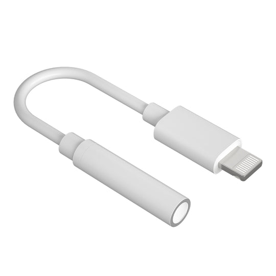CVJ CM1 8 Pin Male to 3.5mm Female Earphone Audio Adapter(White)