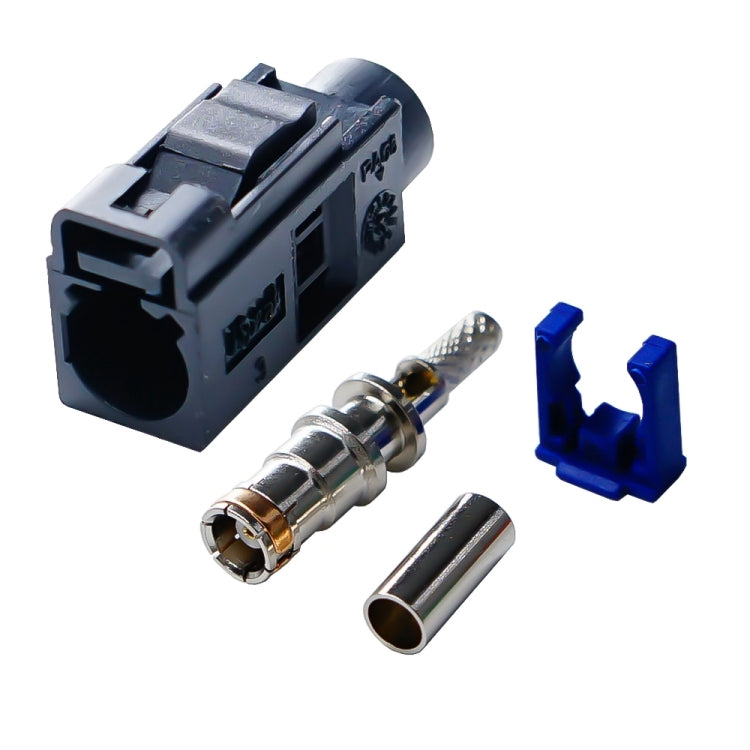 For RG174 Cable Fakra Radio Crimp Female Jack / Plug Connector with Phantom RF Coaxial(Fakra A) by buy2fix