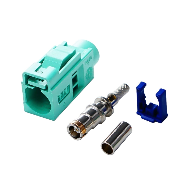 For RG174 Cable Fakra Radio Crimp Female Jack / Plug Connector with Phantom RF Coaxial(Fakra E) by buy2fix