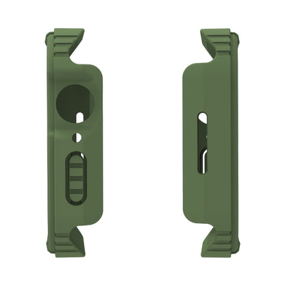 2 in 1 Screen Tempered Glass Film Protective Case For Apple Watch Series 6 / 5 / 4 / SE 40mm(Army Green) by buy2fix