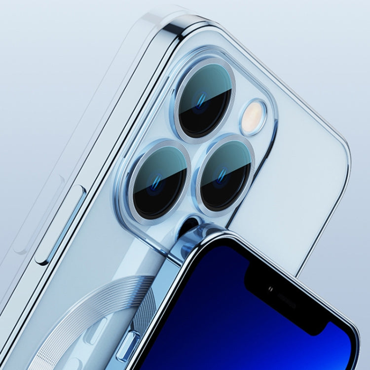 For iPhone 12 Pro Max Whorl Electroplated MagSafe Magnetic Phone Case(Gold) by buy2fix