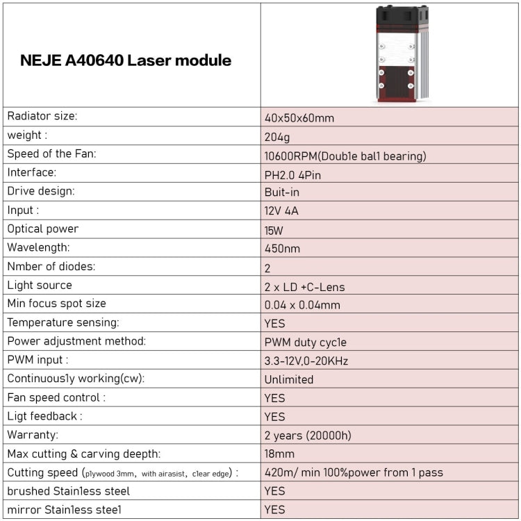 NEJE MASTER 3 Plus Laser Engraver with A40640 Laser Module(US Plug) - Consumer Electronics by NEJE | Online Shopping UK | buy2fix