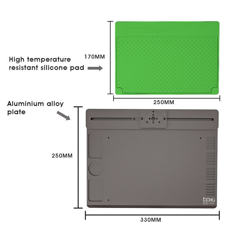 BAKU BA-697 2 in 1 Microscope Maintenance Insulation Pad - Working Mat by BAKU | Online Shopping UK | buy2fix